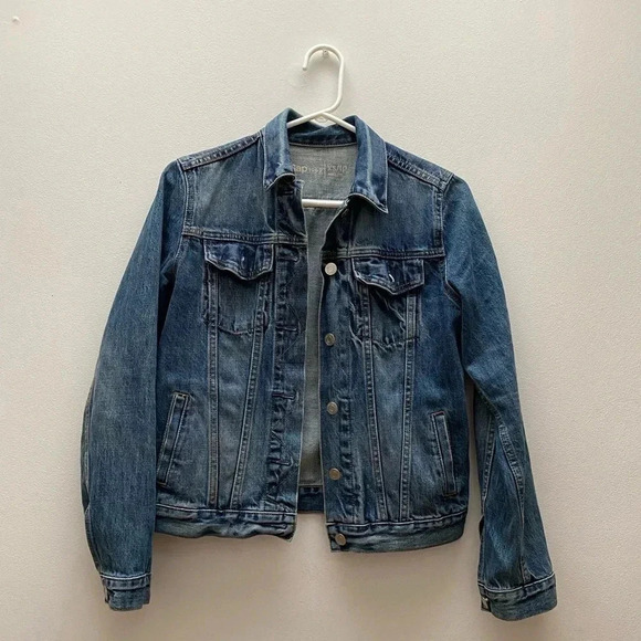 GAP - Icon Denim Jacket in Saddle Blue - Picture 4 of 8